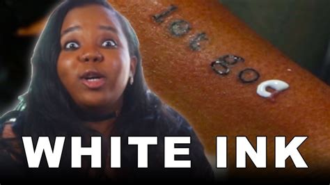 dark skin white ink tattoo|problems with white ink tattoos.